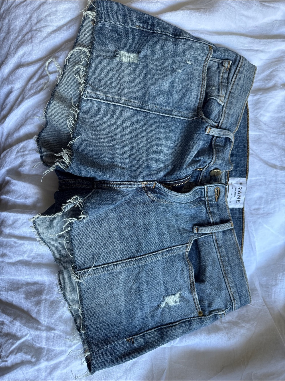 Frame Le Cutoff Jean Shorts